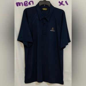 Greg Norman Collection Dark Blue Polo Shirt